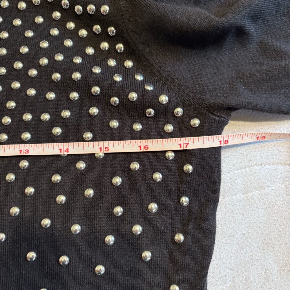 Michael Kor’s Black Knit with metal studs dress - size M/L - Picture 5 of 6